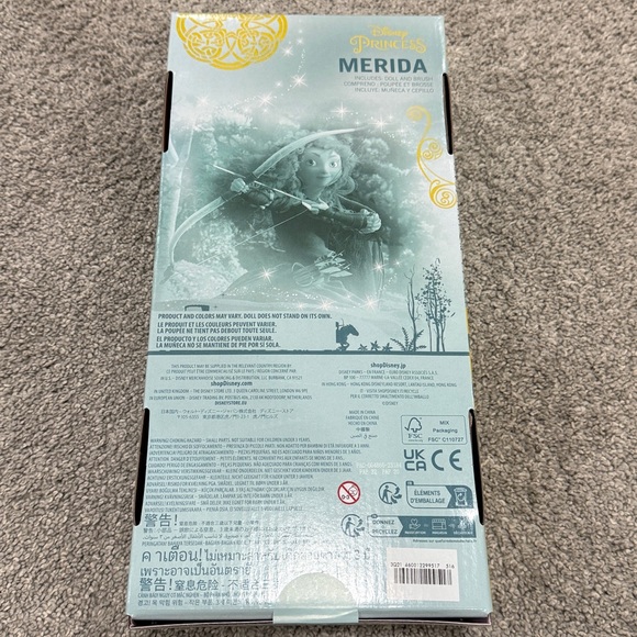 NWT Disney Princess Merida Doll with Fiery Red Hair - Picture 2 of 5